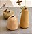 Trio de Vasos Decorativos em Cerâmica Nature - Imagem 1