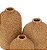 Vasinhos Decorativos com Aspecto de Rattan (3 peças) - Imagem 3