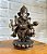 Escultura Lord Ganesha sobre Flor de Lótus (20x11x09) - Imagem 1