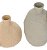 Trio de Vasos Decorativos em Cerâmica com Textura Irregular - Imagem 2