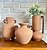 Trio de Vasos Decorativos em Cerâmica Terracota - Imagem 2