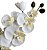 Galho Artificial de Orquídea Branca - Imagem 3