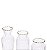 Trio de Mini Vasos Decorativos em Vidro com Borda Dourada - Imagem 4