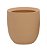 Cachepot Decorativo Redondo Marrom Natural com Textura (2 Tamanhos) - Imagem 2