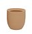 Cachepot Decorativo Redondo Marrom Natural com Textura (2 Tamanhos) - Imagem 3