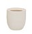 Cachepot Decorativo Redondo Branco com Textura (2 Tamanhos) - Imagem 3