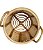 Cesto Decorativo em Madeira e Rattan Palha P (38X30) - Imagem 3