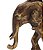 Escultura Decorativa de Elefante Bronze em Poliresina - Imagem 3