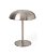 Luminária de Mesa Prata em Metal Modelo Cogumelo (20x15) - Imagem 1
