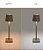 Luminária de Mesa Touch Cor Areia em Metal (37x11) - Imagem 3