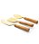 Conjunto de Talheres para Queijo Garbo Goldwood (3 Peças) - Imagem 1