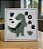 Quadro Decorativo Infantil T-Rex Verde em Pelúcia (30x30) - Imagem 1
