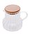 Jarra de Vidro Borossilicato com Tampa em Bambu Modelo Classic (620ml) - Imagem 2