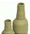 Trio de Vaso Decorativo Verde em Cerâmica (3 Tamanhos) - Imagem 2