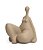 Escultura Decorativa de Mulher Sentada (20x15) - Imagem 2