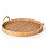 Bandeja Redonda em Rattan com Alças (45cm) - Imagem 1