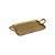 Bandeja Decorativa Dourada Retangular com Alças (34x21) - Imagem 1