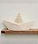 Escultura Decorativa Barco de Papel P (10x20) - Imagem 1