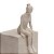 Escultura Decorativa de Mulher Sentada Block (26x13) - Imagem 4
