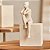 Escultura Decorativa de Mulher Sentada Block (21x13) - Imagem 1