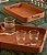 Bandeja Decorativa Luxo em MDF e PU (G) - Imagem 1