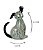 Escultura Decorativa de Cachorro em Vidro (17x11) - Imagem 2