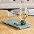 Jogo 2 Taças Esfera para Vinho em Cristal e Mármore Verde (520ml) - Imagem 3