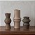 Trio de Mini Vasos Decorativos em Cerâmica Nature (3 Pçs) - Imagem 4
