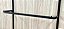 Arara Cremalheira Reta 0,60cm (cor branco) - Imagem 2