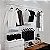 Cabideiro Closet Branco  0,90X27,5 - Imagem 2