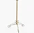 Pedestal p/ Busto Costura Retro Dourado - Imagem 1