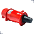 Plugue Newkon 380/440V 3P+T 32A 6H Vermelho Steck N4276 - Imagem 2