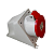 Tomada Sobrepor Newkon 380/440V 2P+T 16A 9H VM Steck N3009 - Imagem 1
