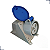Tomada Sobrepor Newkon 200/250V 2P+T 32A 6H Azul Steck N3206 - Imagem 2