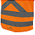 Colete Laranja Refletivo Segurança Classe 2 NBR 15292 Fluorescente - STFVACL91010 - Imagem 2