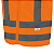 Colete Laranja Refletivo Segurança Classe 2 NBR 15292 Fluorescente - STFVACL91010 - Imagem 5