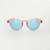 ÓCULOS DE SOL TRITON EYEWEAR REDONDO ACETATO ROSA SALMÃO - Imagem 2