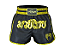 Calção Short Muay Thai Bangkok Figth Masculino Adulto Preto/Dourado - Imagem 3