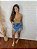 Short Saia Jeans Destroyed - Imagem 2