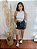 Short Jeans Marmorizada - Imagem 1
