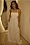 Vestido Longo com Decote Reto - Imagem 4