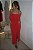 Vestido Midi com Fenda - Imagem 1