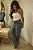 Calça Reta Jeans - Imagem 1