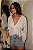Blusa Com Amarração Chiffon - Imagem 4