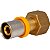 Conector Multicamadas PEX GÁS 16mm x 1/2"(F) Giratório - Imagem 1