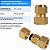 Flexível de Tomback 1/2 x 1200mm com Adaptador Dako FÊMEA e Regulador Aliança 506/10 - Imagem 3