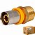 Conector Multicamadas PEX GÁS 16mm x 1/2" (Caixa 10 Unidades) - Imagem 1