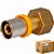 Conector Multicamadas PEX GÁS 16mm x 1/2"(F) Giratório (Caixa 10 Unidades) - Imagem 1