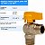 Registro Esfera ANGULAR 1/2 NPT x 1/2 NPT (Caixa 5 Unidades) - Imagem 2