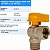 Registro Esfera ANGULAR 1/2 NPT x 1/2 NPT(F) (Caixa 5 Unidades) - Imagem 2